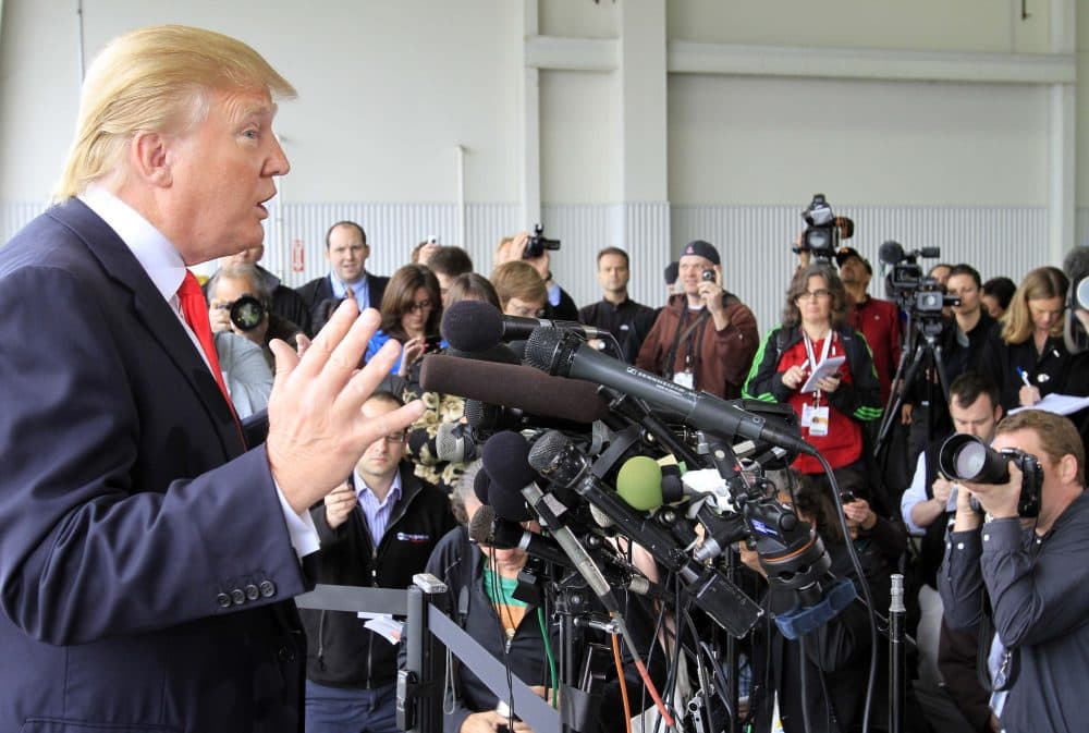For many of our fellow citizens in the Age of Trump, ignorance really is bliss -- and widespread, writes Rich Barlow. Pictured: Donald Trump, then a possible 2012 presidential candidate, on April 27, 2011 in Portsmouth, N.H. There, Trump said he was &quot;very proud&quot; to have forced the White House's decision to release President Barack Obama's birth certificate. (Jim Cole/AP)