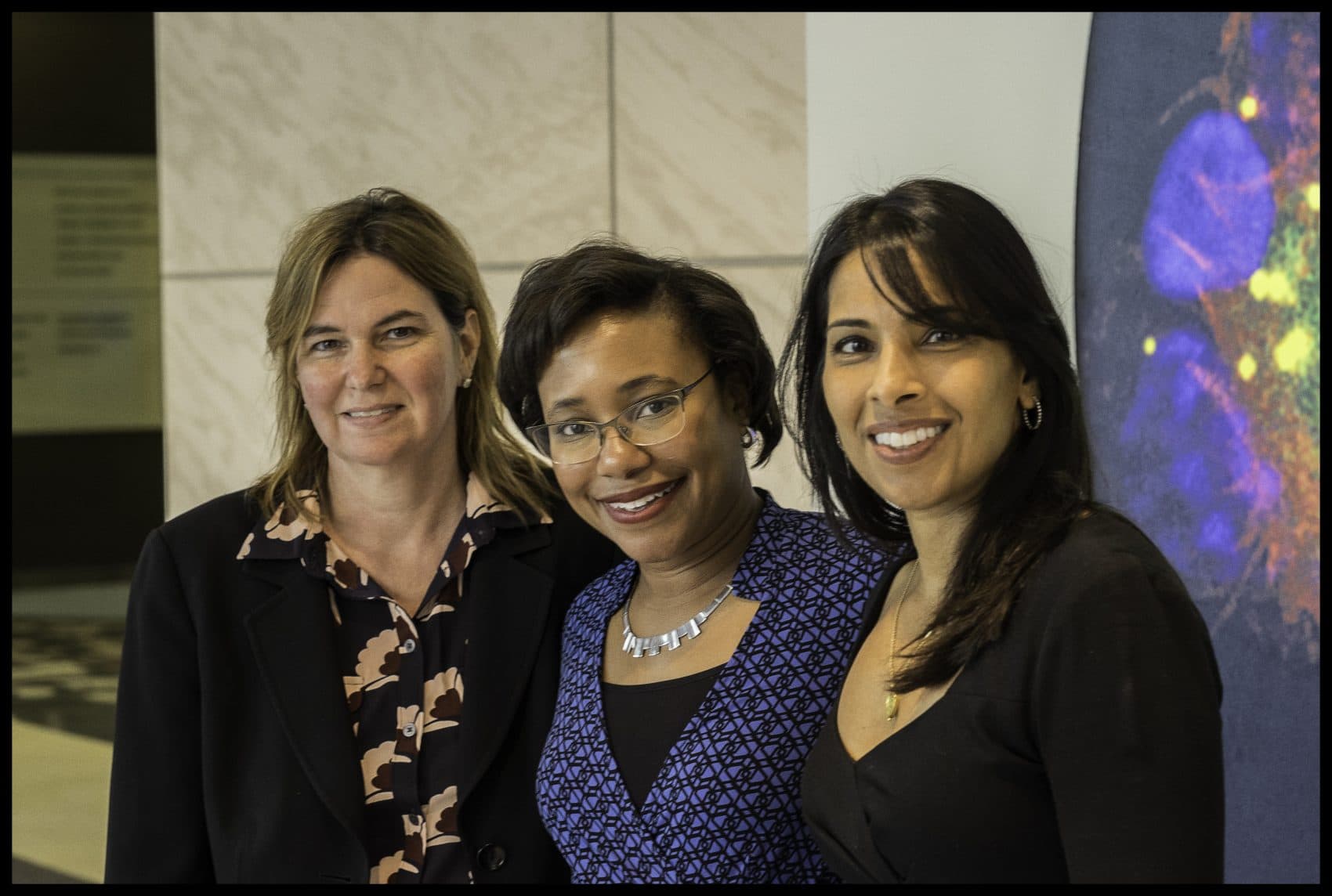 From left to right: Drs. Angela Belcher, Paula Hammond and Sangeeta Bhatia. (Courtesy)