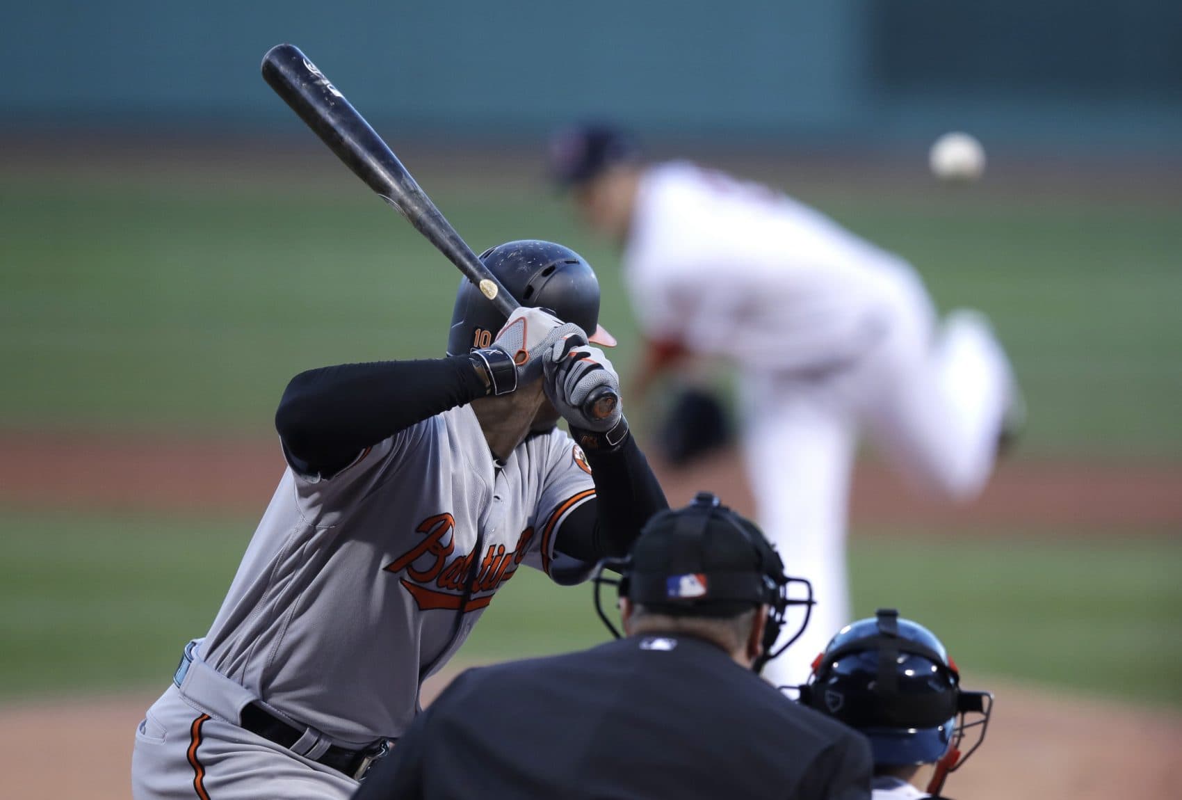 Clinton blamed Comey, Comey got nauseous, Red Sox fans got angry, and Trump fudged U.S. history. All that and more from Tom Keane's roundup of the week in the news. Pictured: Baltimore Orioles' Adam Jones during a game at Fenway Park in Boston, Wednesday, May 3, 2017. (Charles Krupa/AP)