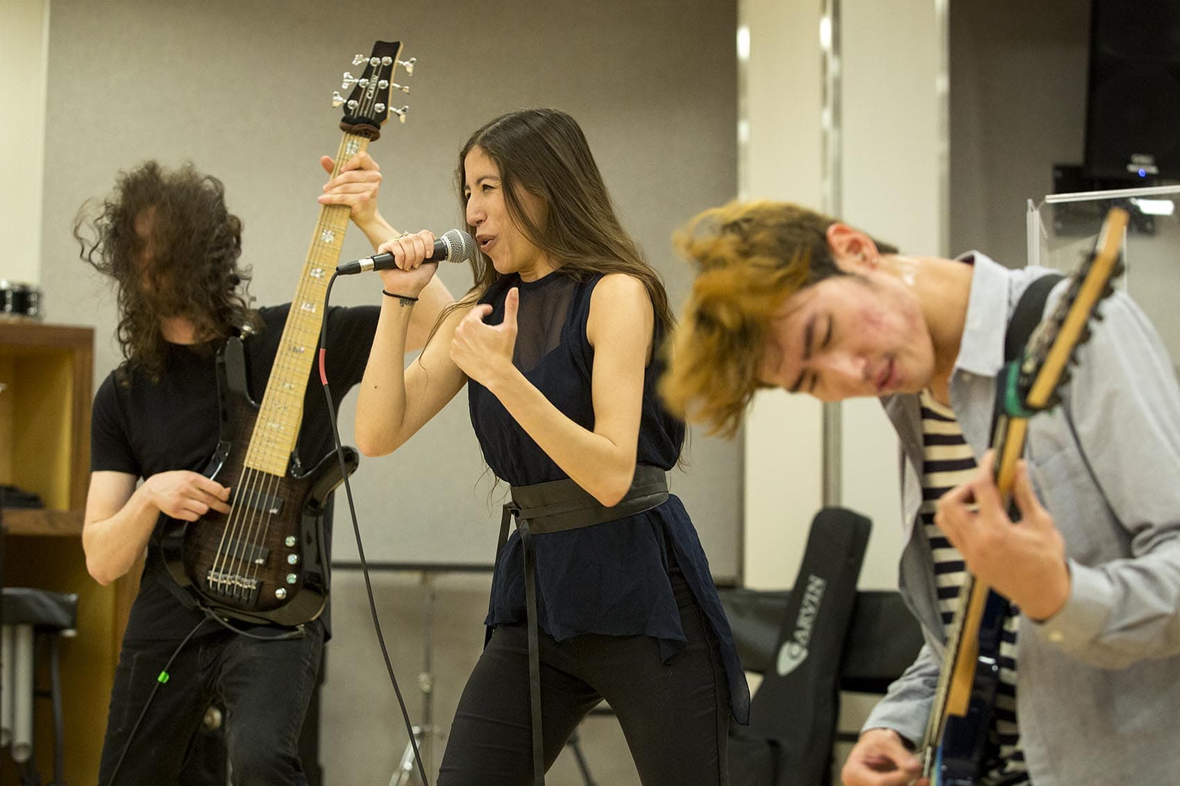Music workshop — Dallas Brass leads concert, student clinics