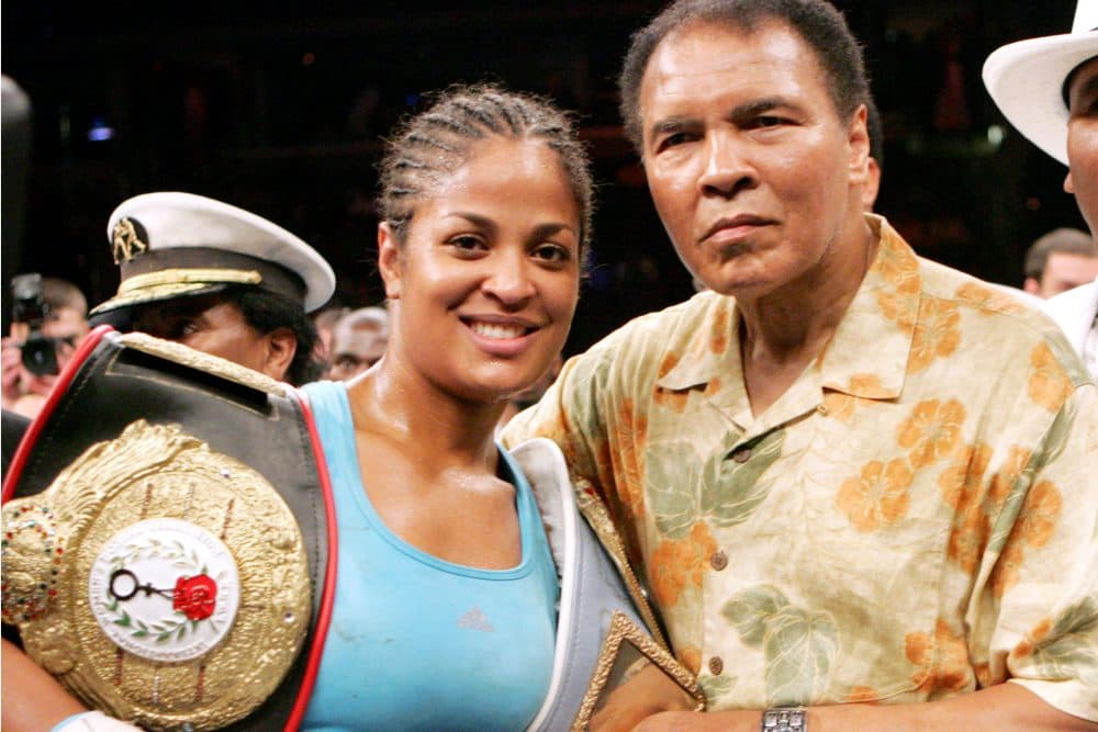Laila and Muhammad Ali. (Pablo Martinez Monsivais/AP)