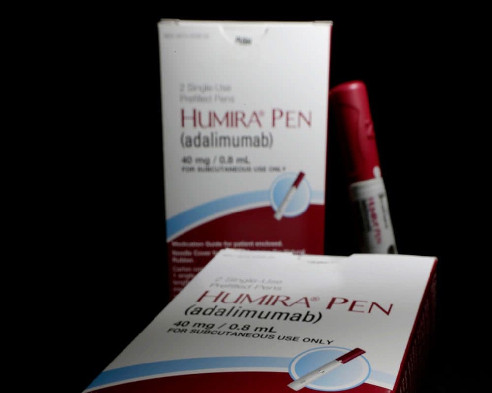 A new category of drugs, biologics, inhibits elements of the immune system that fuel inflammation. Humira is an example of a biologic. (David J. Phillip/AP)