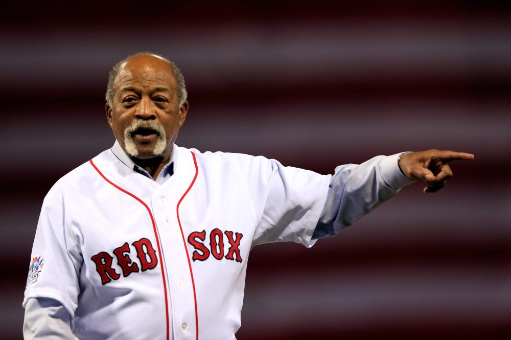 Former Boston Red Sox player Luis Tiant before Game One of the 2013 World Series at Fenway Park. (Jamie Squire/Getty Images)