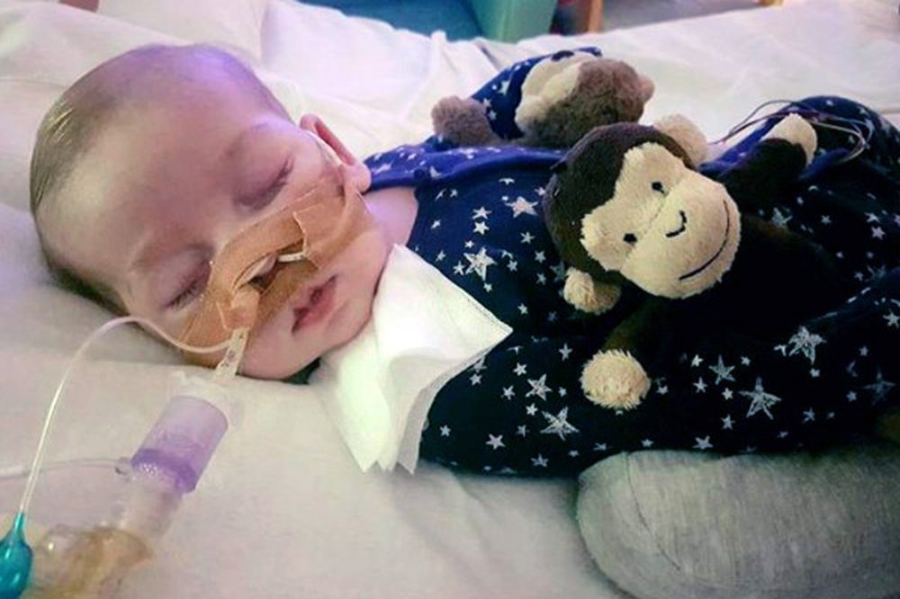 This is an undated hand out photo of Charlie Gard provided by his family, at Great Ormond Street Hospital, in London. (Family of Charlie Gard via AP)