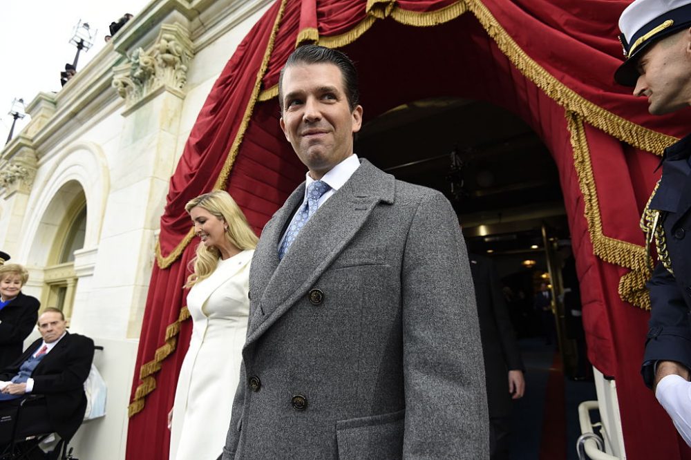 Donald Trump, Jr. and Ivanka Trump arrive for the Presidential Inauguration of their father Donald Trump at the U.S. Capitol on January 20, 2017 in Washington. (Saul Loeb - Pool/Getty Images)
