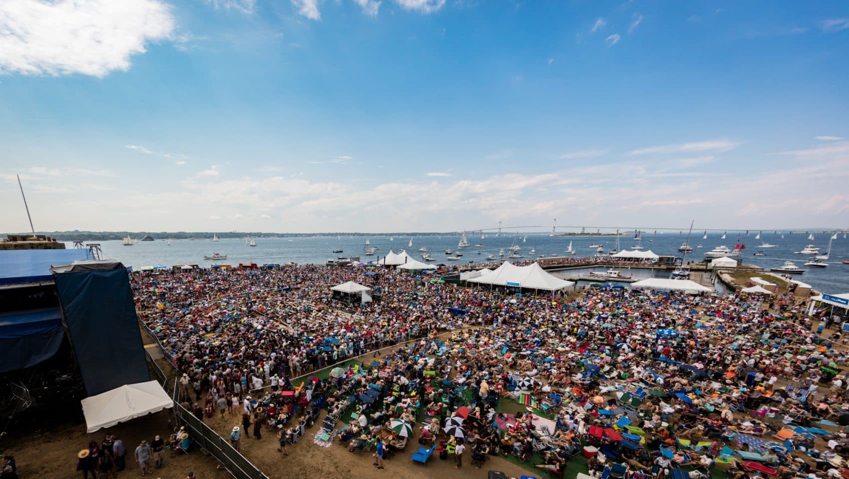 A view of the crowd at the Newport Jazz Festival in 2016. (Courtesy Douglas Mason)