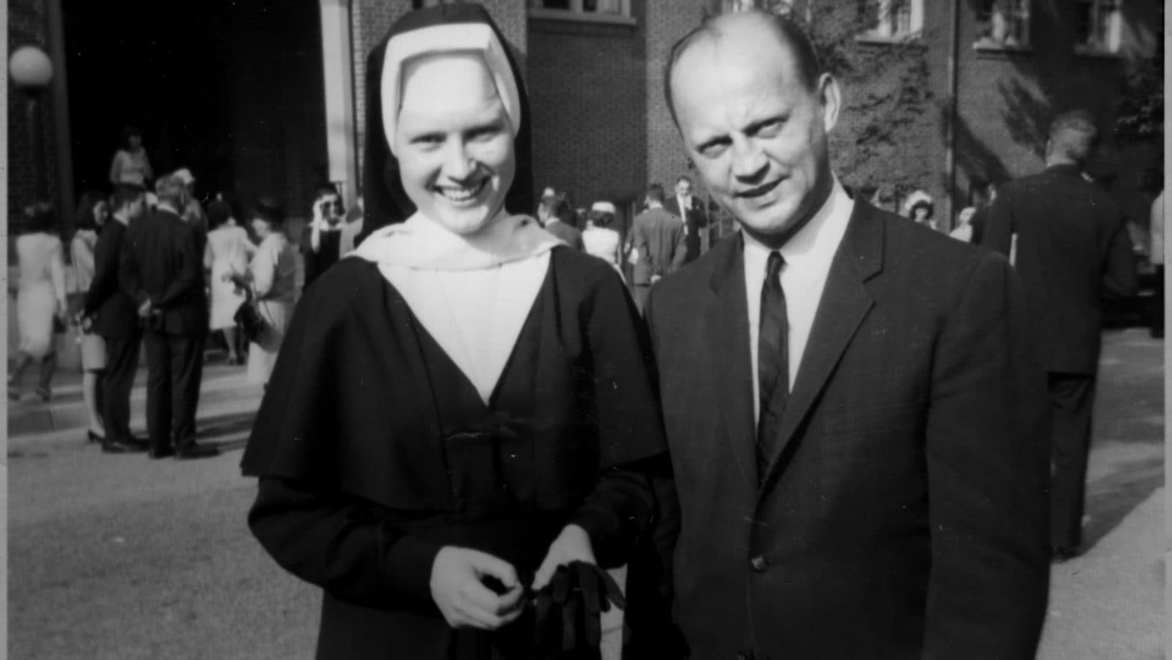 Sister Catherine Cesnik with her father Joseph Cesnik. (Courtesy of Netflix)