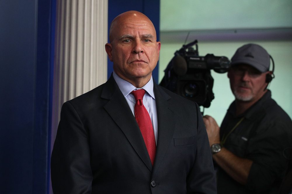 National security adviser H.R. McMaster listens during a daily briefing at the White House on July 31, 2017, in Washington, D.C. (Alex Wong/Getty Images)