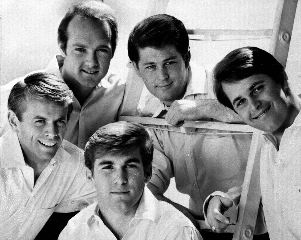 The Beach Boys in 1966 file photo. From left: Al Jardine, Mike Love, Dennis Wilson, Brian Wilson and Carl Wilson. Classics such as the Beach Boy's &quot;Good Vibrations&quot; and &quot;Summer Nights&quot; from Grease are among the best-loved songs of the summer. (AP)