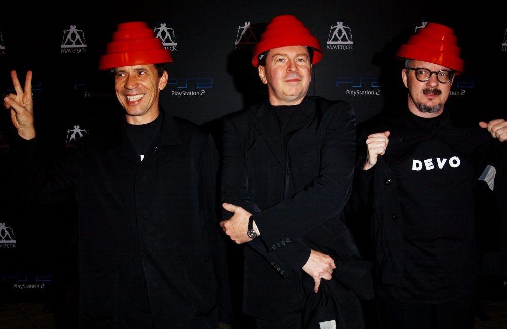 How did a mutated, morphed image of golfer Chi Chi Rodriguez end up on the cover of a Devo album? (Jon Kopaloff/Getty Images)