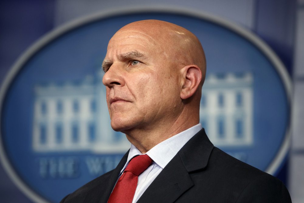 National security adviser H.R. McMaster listens during the daily press briefing at the White House, Monday, July 31, 2017, in Washington. (AP Photo/Evan Vucci)