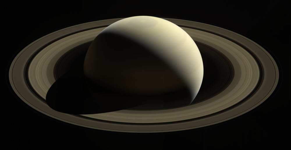 With this view, Cassini captured one of its last looks at Saturn and its main rings from a distance. (NASA/JPL-Caltech/Space Science Institute)