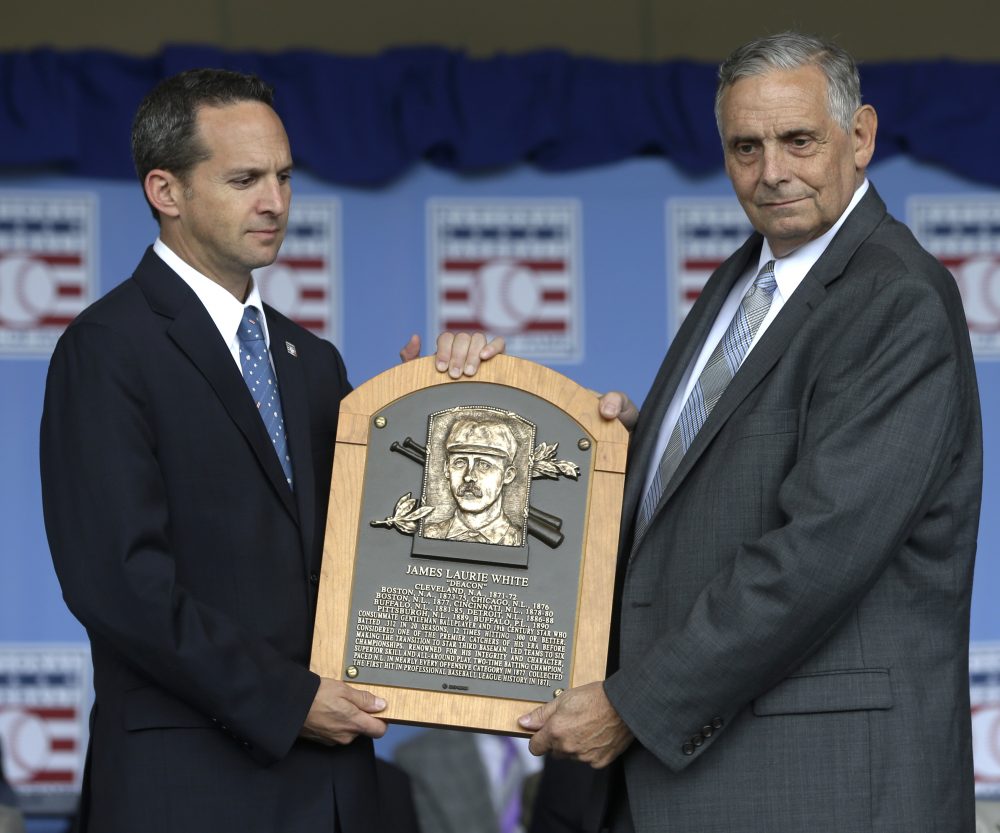 In 2013, over 120 years after he retired from baseball, Deacon White was inducted into the Hall of Fame. (Mike Groll/AP)