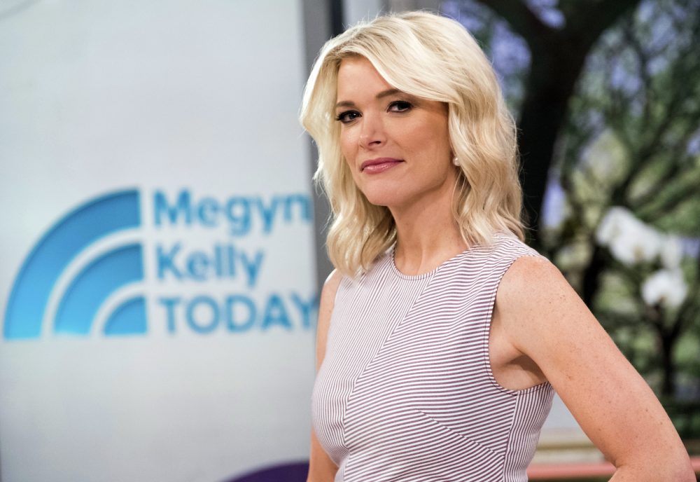 Megyn Kelly poses on the set of her new show, &quot;Megyn Kelly Today&quot; at NBC Studios on Thursday, Sept, 21, 2017, in New York. (Charles Sykes/Invision/AP)