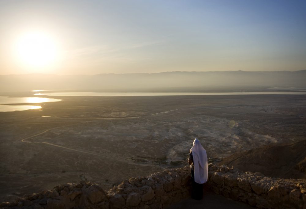 A file photo of the historic site of Masada, overlooking the Dead Sea, in Masada, Israel. (Sebastian Scheiner/AP)