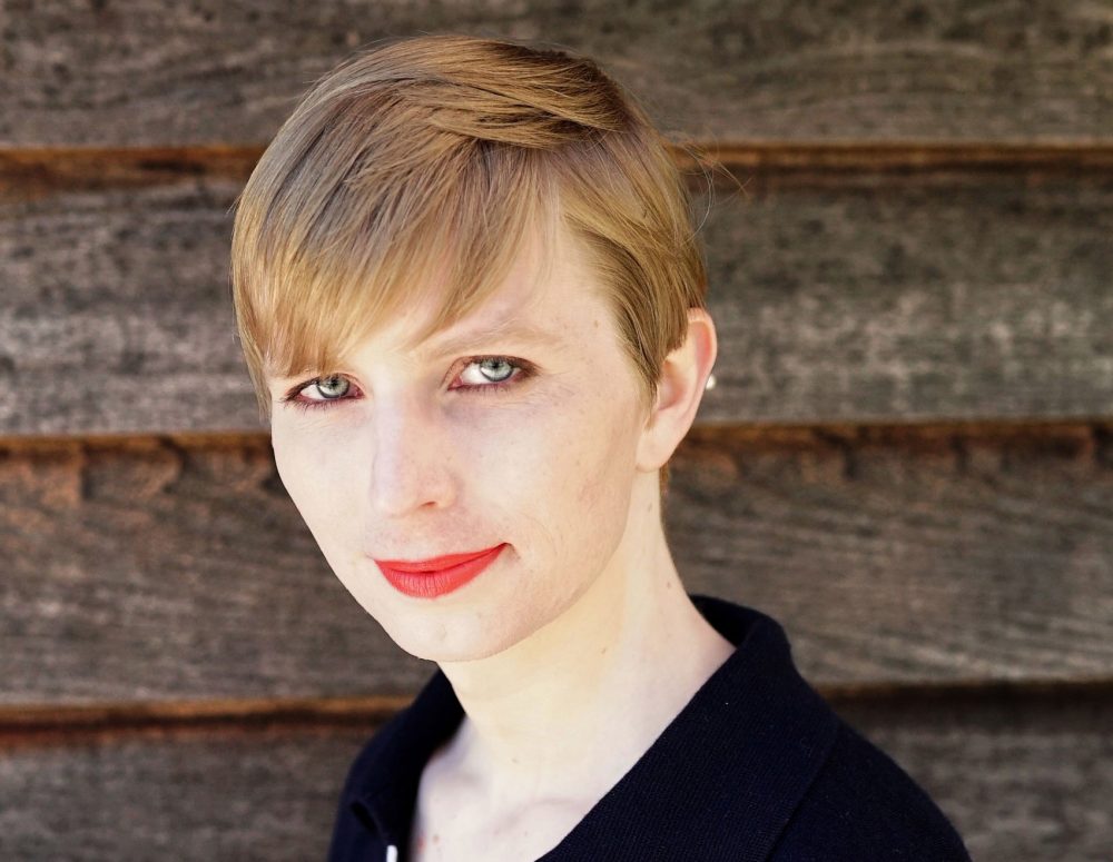 The first photograph of Chelsea Manning after her release. (Wikimedia Commons)