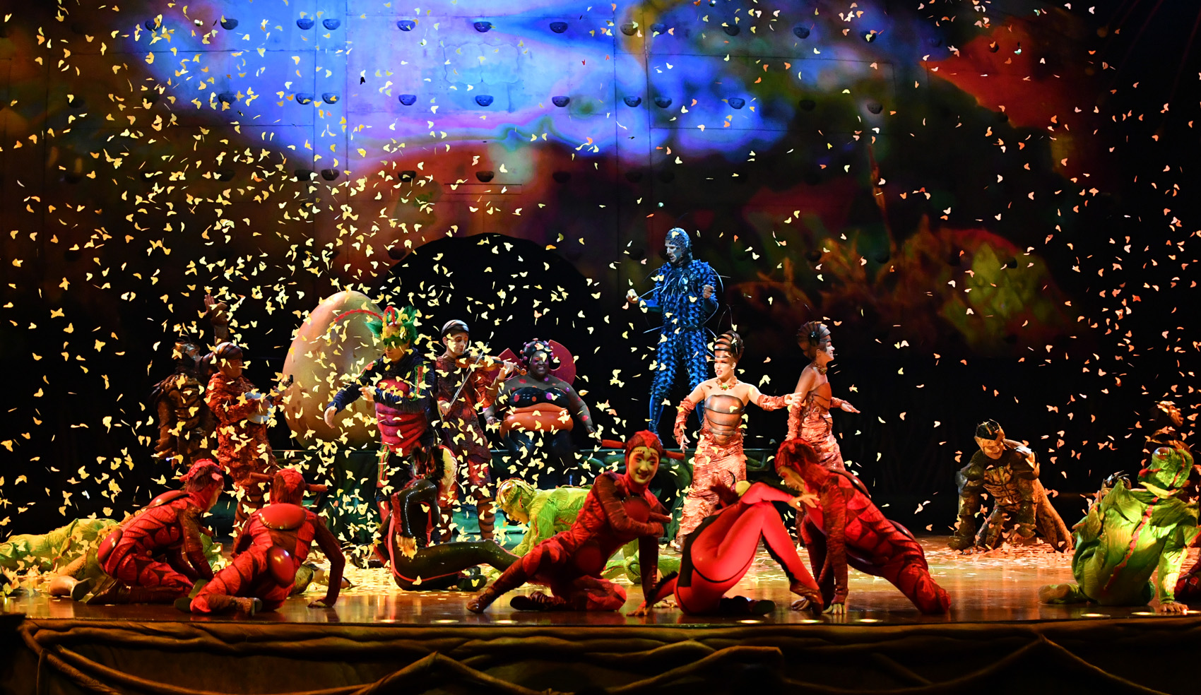 The Cirque du Soleil troupe performs a scene from &quot;OVO.&quot; (Courtesy Cirque du Soleil)