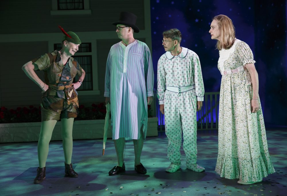 From left to right, Kathleen Chalfant, Daniel Jenkins, Keith Reddin and Lisa Emery in &quot;For Peter Pan on her 70th Birthday.&quot; (Joan Marcus)