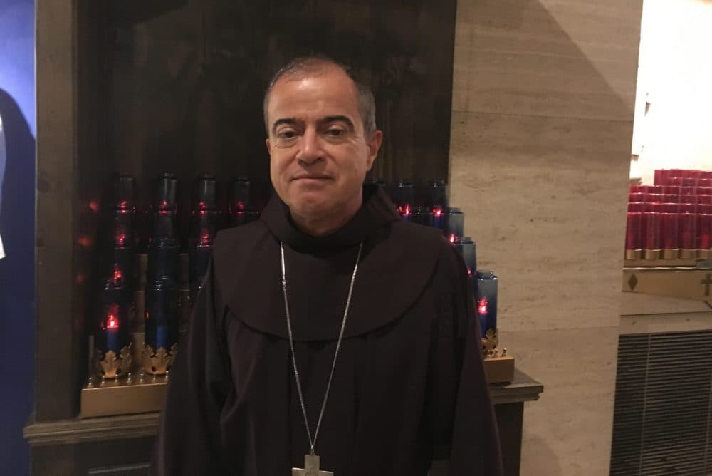 Archbishop of San Juan Roberto González (Yasmin Amer/WBUR)