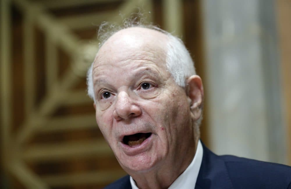 Sen. Ben Cardin, D-Md., speaks during a hearing of the Senate Foreign Relations Committee on the nomination of former Utah Gov. Jon Huntsman to become the U.S. ambassador to Russia, on Capitol Hill, Tuesday, Sept. 19, 2017, in Washington. (Alex Brandon/AP)