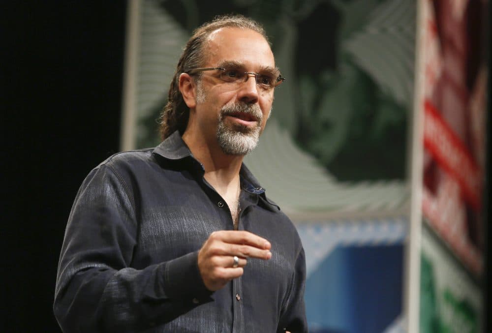 Google X's Captain of Moonshots Astro Teller gives a keynote during the SXSW Interactive Festival on Tuesday, March 17, 2015 in Austin, Texas. (Jack Plunkett/AP)