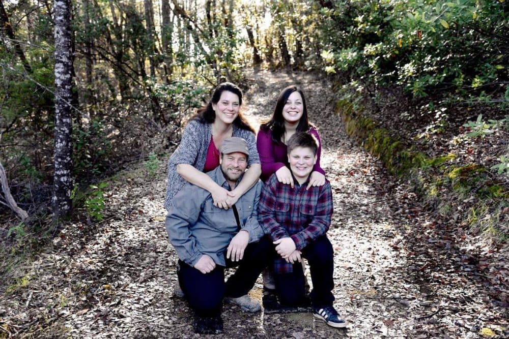 Only three members of the Shepherd family of Redwood Valley, California, were able to escape a wildfire near their home on Monday, and are now hospitalized with serious burns. The youngest Shepherd, 14-year-old Kai, died of his injuries after trying to flee. Pictured clockwise from left to right: Sara Shepherd, Kressa Shepherd, Jon Shepherd and Kai Shepherd. (Courtesy of Mindi Ramos)