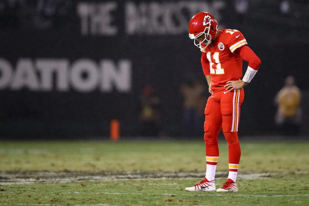 The Kansas City Chiefs were the last undefeated team standing in the NFL before their loss to the Oakland Raiders Thursday night. Mike Pesca argues that parity in the NFL presents a problem. (Ezra Shaw/Getty Images)