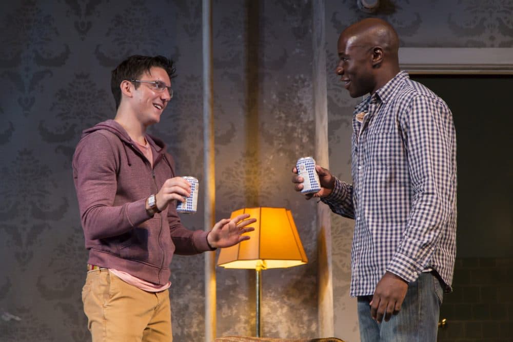 Samuel H. Levine and McKinley Belcher III in &quot;A Guide for the Homesick.&quot; (Courtesy T. Charles Erickson/Huntington Theatre Company)