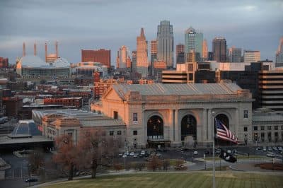 A view of downtown Kansas City from the National World War I Museum on Dec. 16, 2014 in Kansas City, Mo. (Fernando Leon/Getty Images for Legendary Pictures)