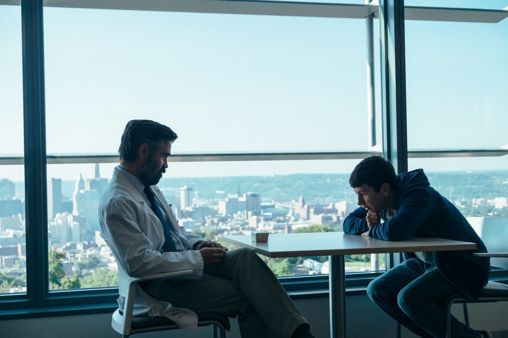 Colin Farrell and Barry Keoghan in &quot;The Killing of a Sacred Deer.&quot; (Courtesy Atsushi Nishijima/A24)