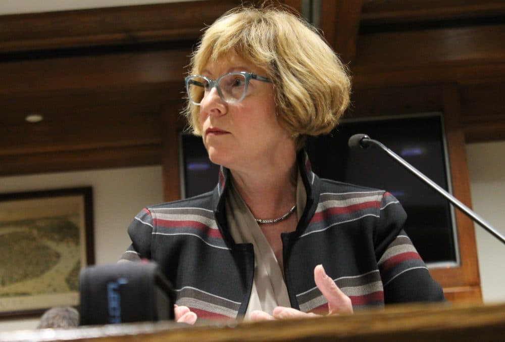 Auditor Suzanne Bump said there is &quot;no forum&quot; to handle sexual harassment complaints against lawmakers or lobbyists. (Sam Doran/File/SHNS)