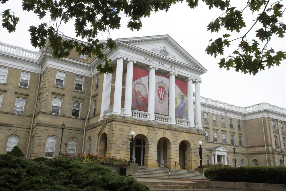 An outside view of Bascom Hall on the campus of the University of Wisconsin on Oct. 12, 2013 in Madison, Wis. (Mike McGinnis/Getty Images)