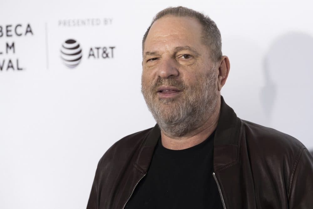 Harvey Weinstein attends the &quot;Reservoir Dogs&quot; 25th anniversary screening during the 2017 Tribeca Film Festival on Friday, April 28, 2017, in New York. (Charles Sykes/Invision/AP)