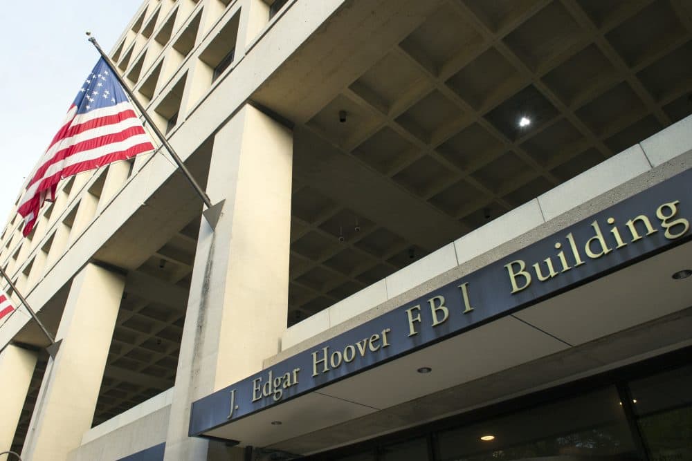 The FBI's J. Edgar Hoover Headquarters, across the street from the Justice Department in Washington in 2016. (Cliff Owen/AP)