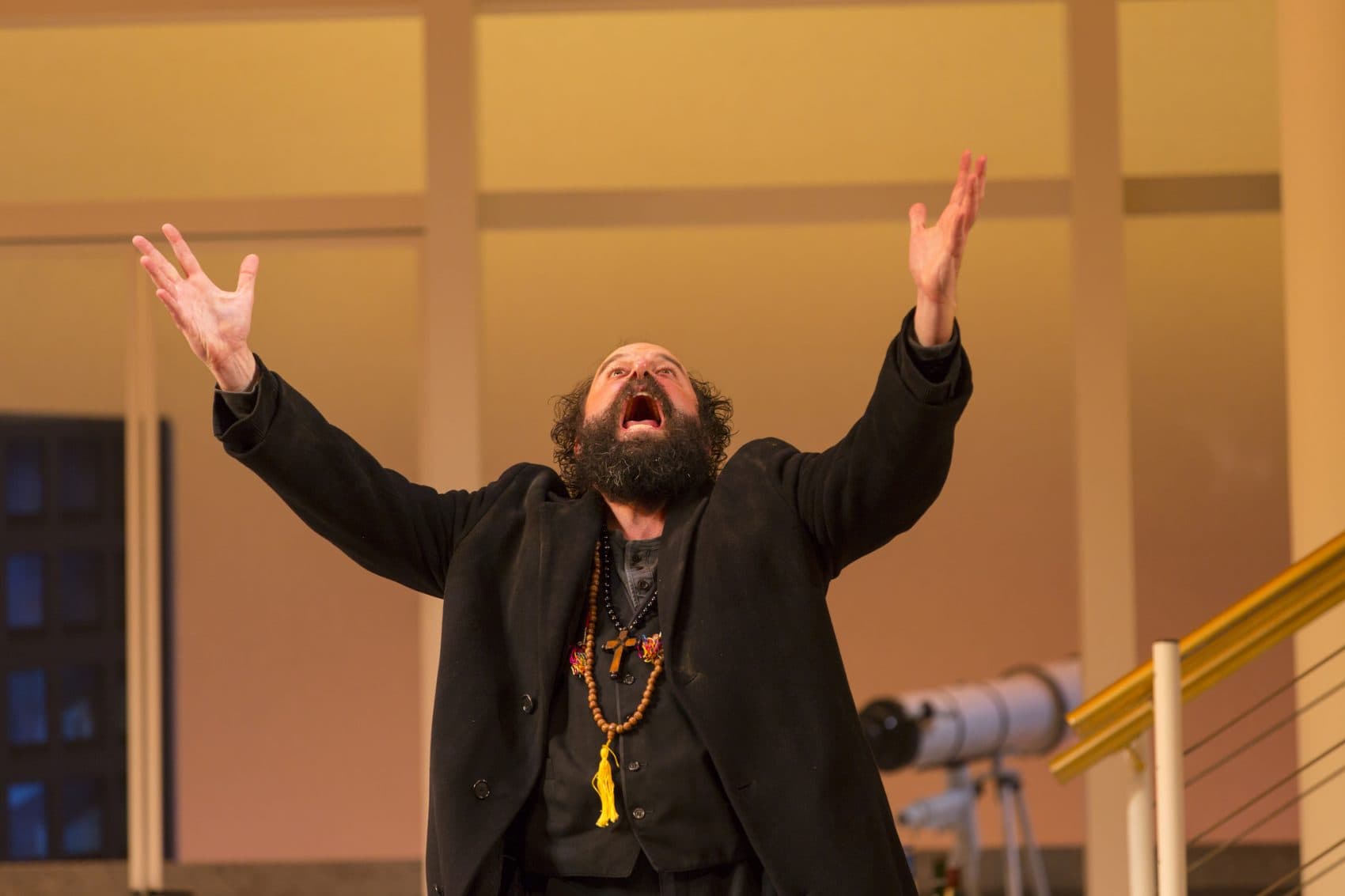 Brett Gelman as the titular Tartuffe. (Courtesy T. Charles Erickson/Huntington Theatre Company)