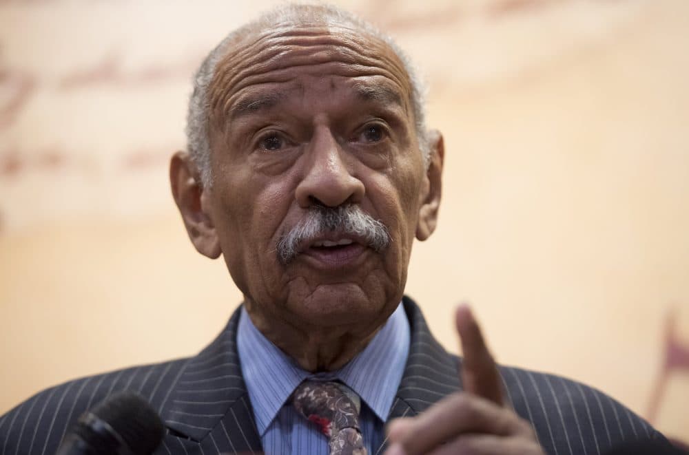 Rep. John Conyers, Democrat of Michigan, speaks during a press conference on Capitol Hill in Washington, D.C, June 20, 2017. (Saul Loeb/AFP/Getty Images)