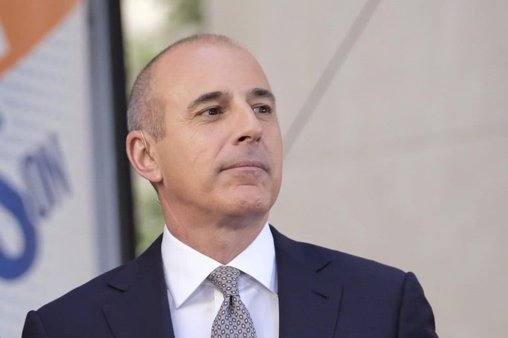 Matt Lauer on NBC's &quot;Today&quot; show at Rockefeller Plaza on May 19, 2017, in New York. (Charles Sykes/Invision/AP)