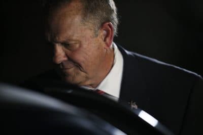 Former Alabama Chief Justice and U.S. Senate candidate Roy Moore gets in his car after he speaks at a revival, Tuesday, Nov. 14, 2017, in Jackson, Ala. (Brynn Anderson/AP)