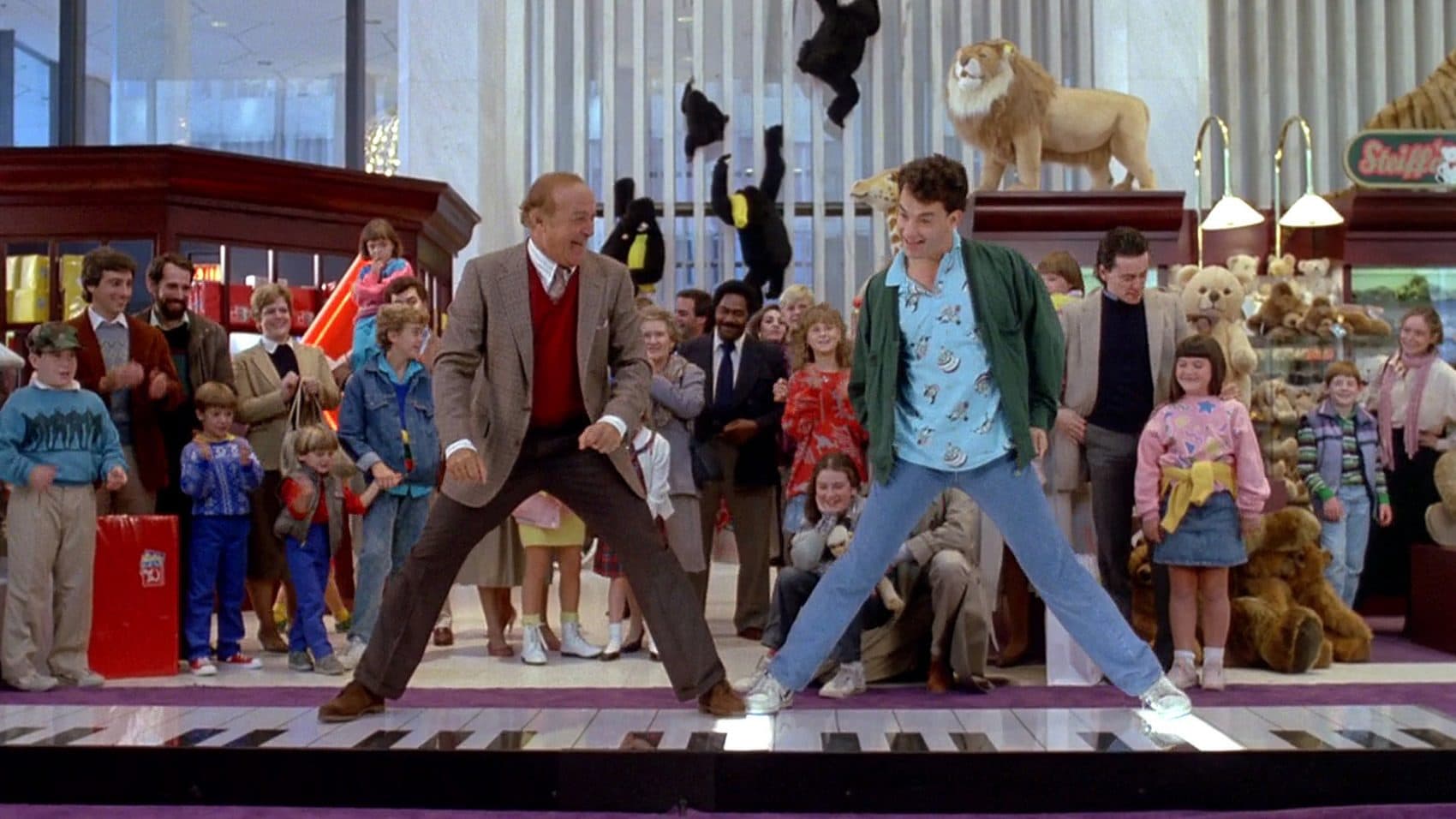 Robert Loggia and Tom Hanks in &quot;Big.&quot; (Courtesy The Brattle Theatre)
