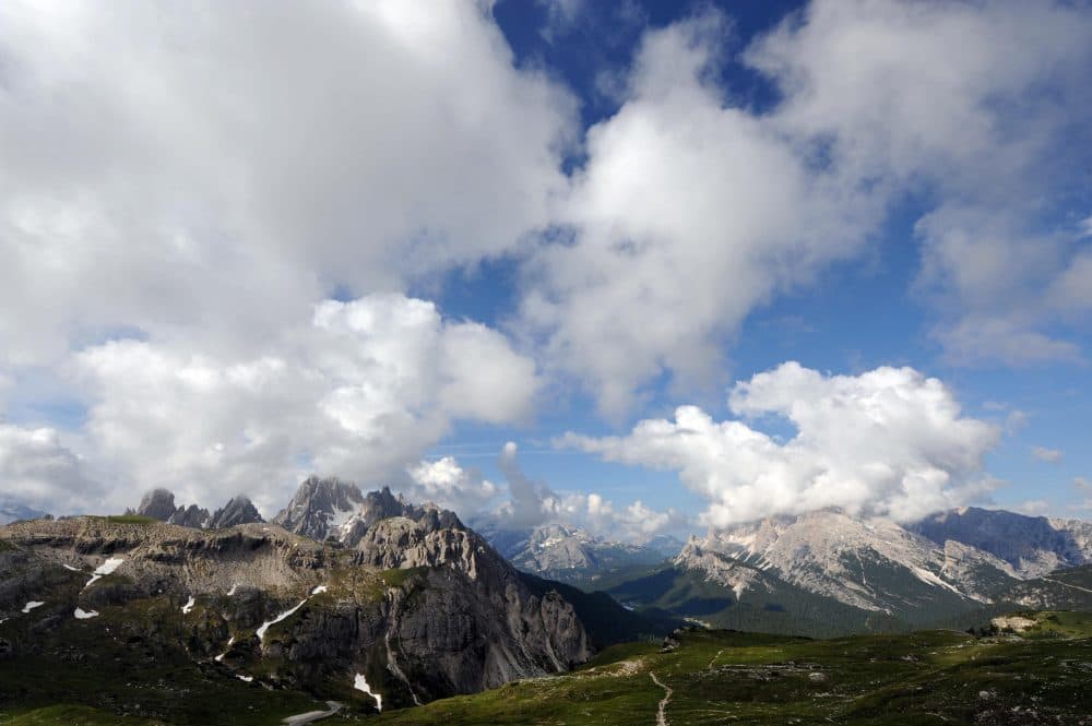 Riccardo Cassin made over 2,500 hikes in his life, many of which in the Dolomite mountains, in northern Italy. (Giuseppe Cacace/AFP/Getty Images)