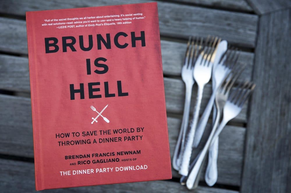 &quot;Brunch Is Hell,&quot; by Rico Gagliano and Brendan Francis Newnam. (Robin Lubbock/WBUR)