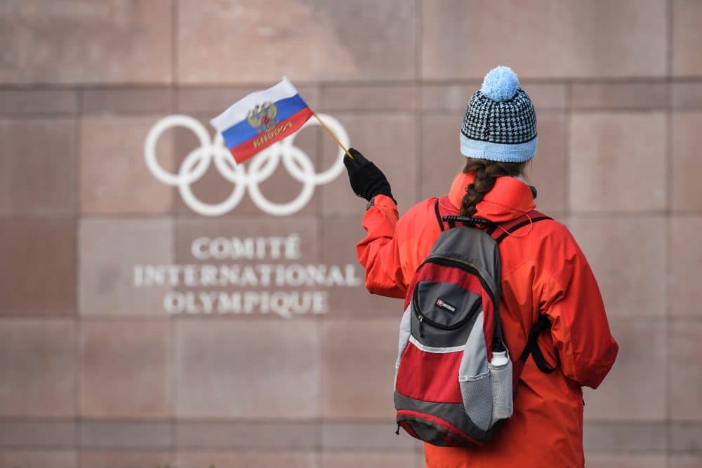 The International Olympic Committee has banned Russia from participating in the 2018 Olympics. (Fabrice Coffrini/AFP/Getty Images)