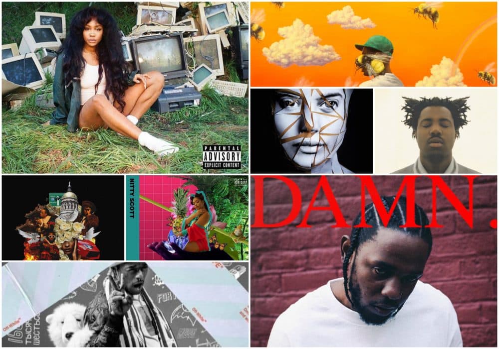 Some of the best hip-hop albums of the year include SZA's &quot;CTRL&quot; and Kendrick Lamar's &quot;DAMN.&quot; (Courtesy)