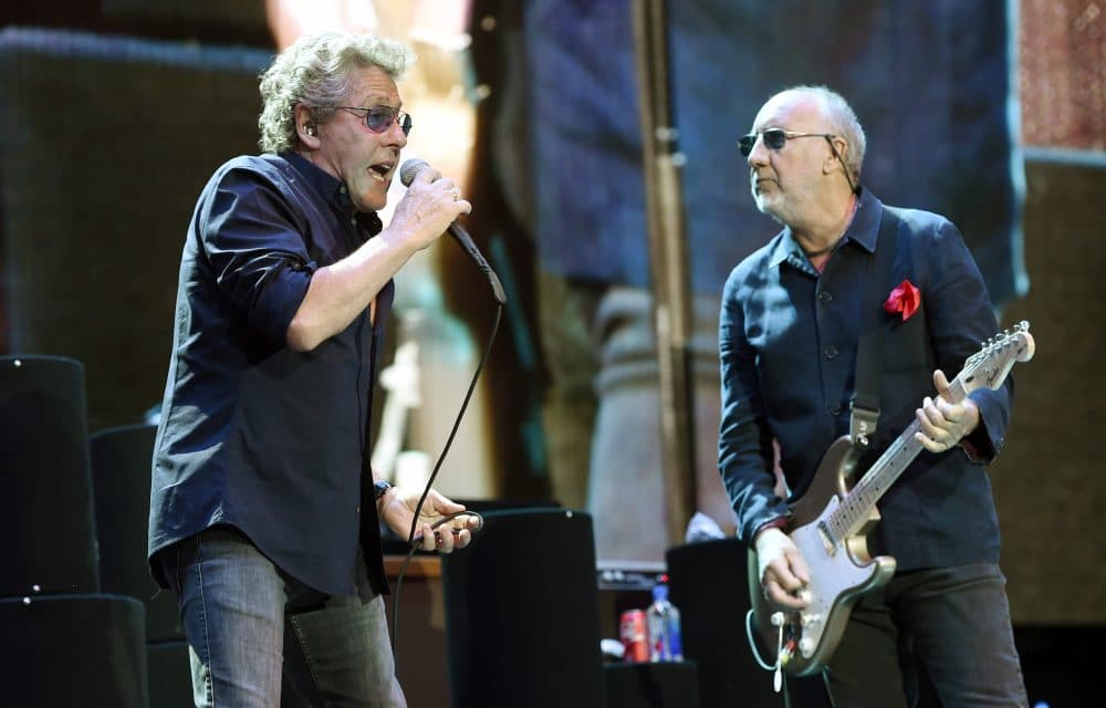 Roger Daltrey, left, and Pete Townshend of The Who perform at the 2016 Desert Trip music festival in Indio, Calif. (Chris Pizzello/Invision/AP)