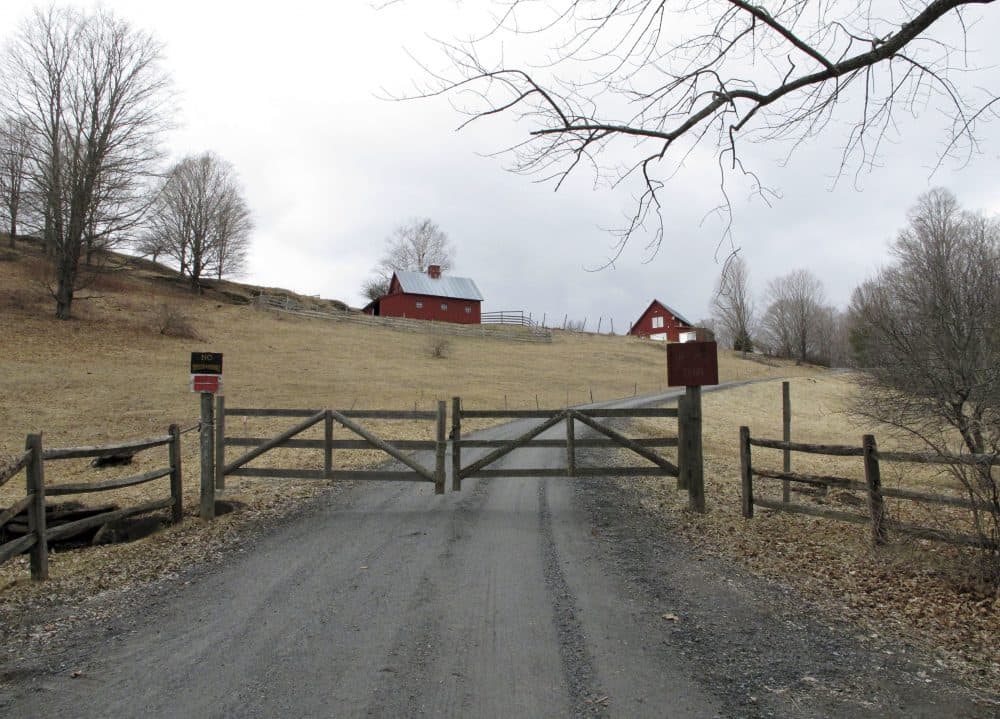 This Tuesday, March 29, 2016 photo shows a farm in Sharon, Vt. The farm was bought by the NewVistas Foundation of Utah, which is planning a large-scale development based on the writings of Mormonism founder Joseph Smith, who was born in Sharon. The foundation bought about 900 acres in four towns near Smith's birthplace and plans to buy more. (Lisa Rathke/AP)