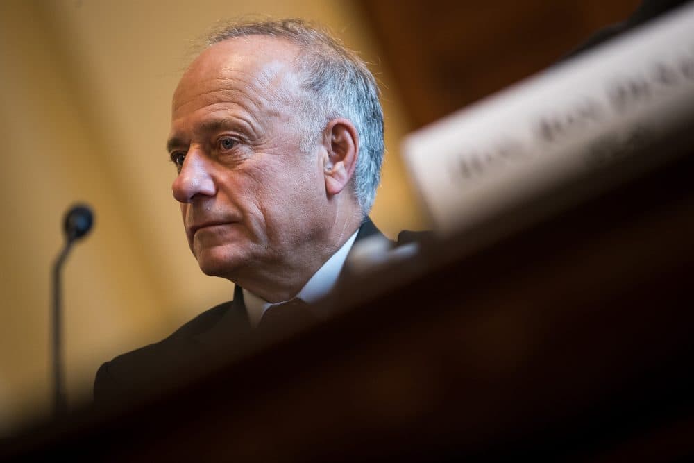 Rep. Steve King (R-Iowa) testifies during a House Veterans' Affairs Committee hearing, Sept. 26, 2017 in Washington, D.C. (Drew Angerer/Getty Images)