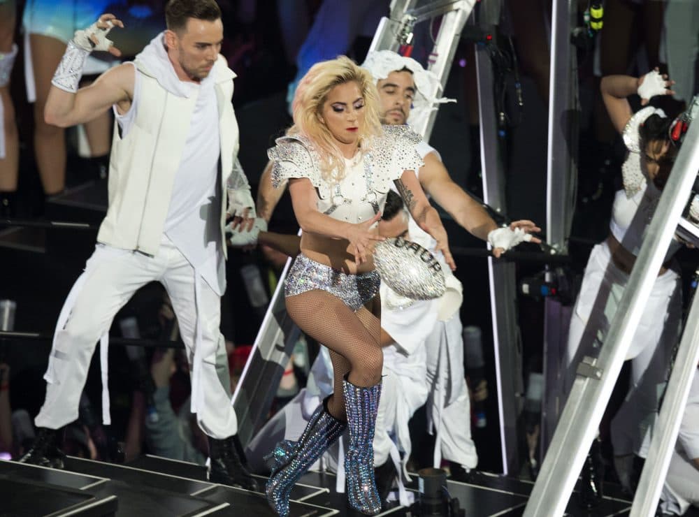 Lady Gaga needed the right person to help her cap her Super Bowl halftime show. Brian Mann was perfect for the job. (Valerie Macon/AFP/Getty Images)
