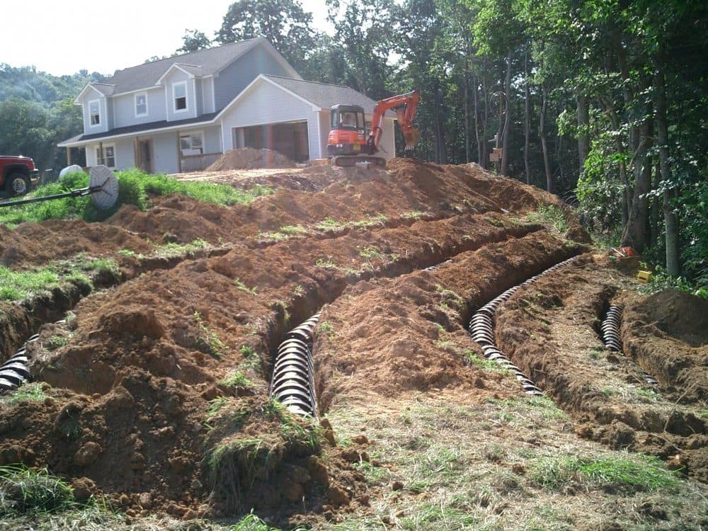 Septic system installation can be a challenge when steep slopes need to be considered. (Soil Science/Flickr)
