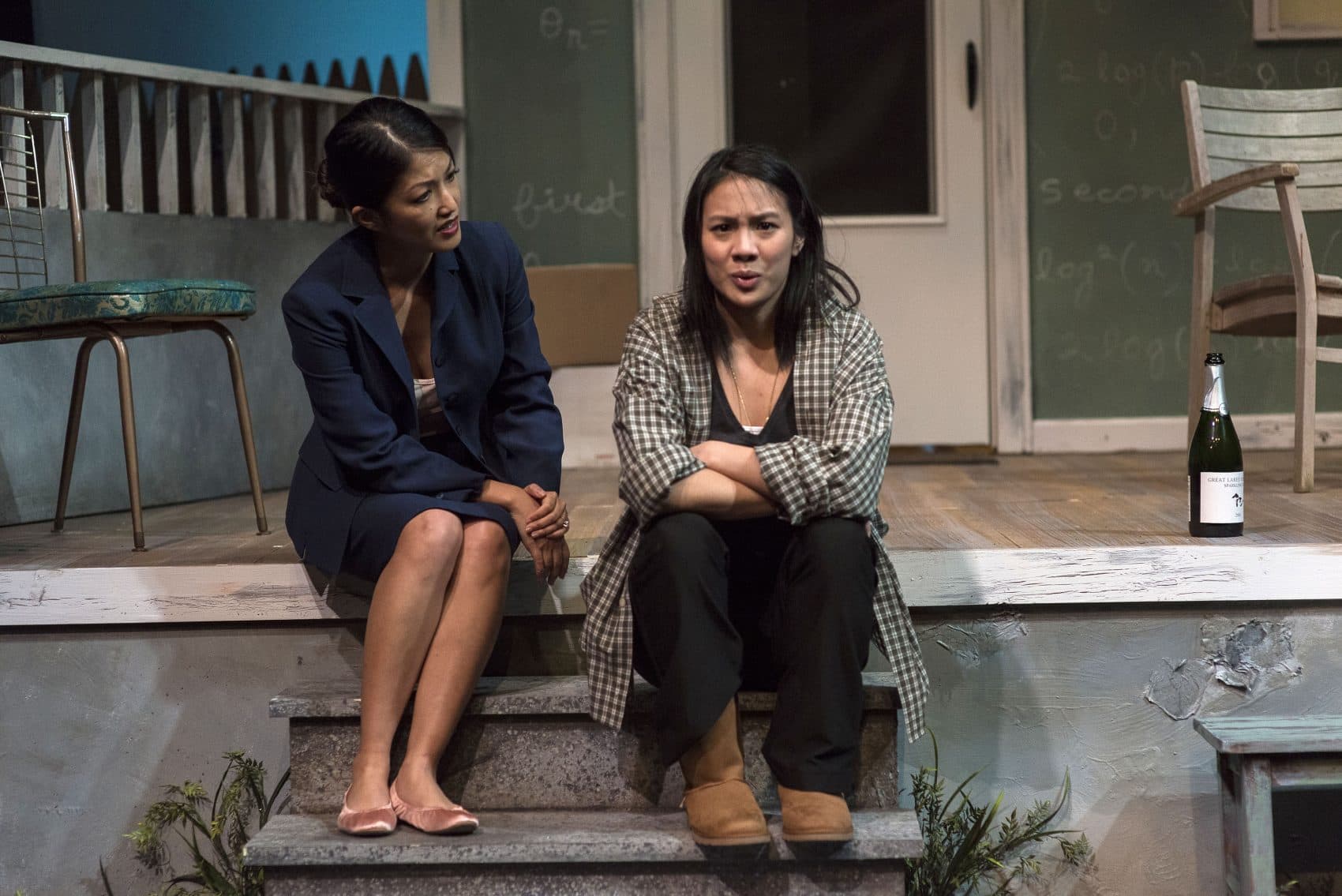 Cheryl Daro as Claire, left, and Lisa Nguyen as Catherine in Nora Theatre Company's &quot;Proof.&quot; (Courtesy A.R. Sinclair Photography)