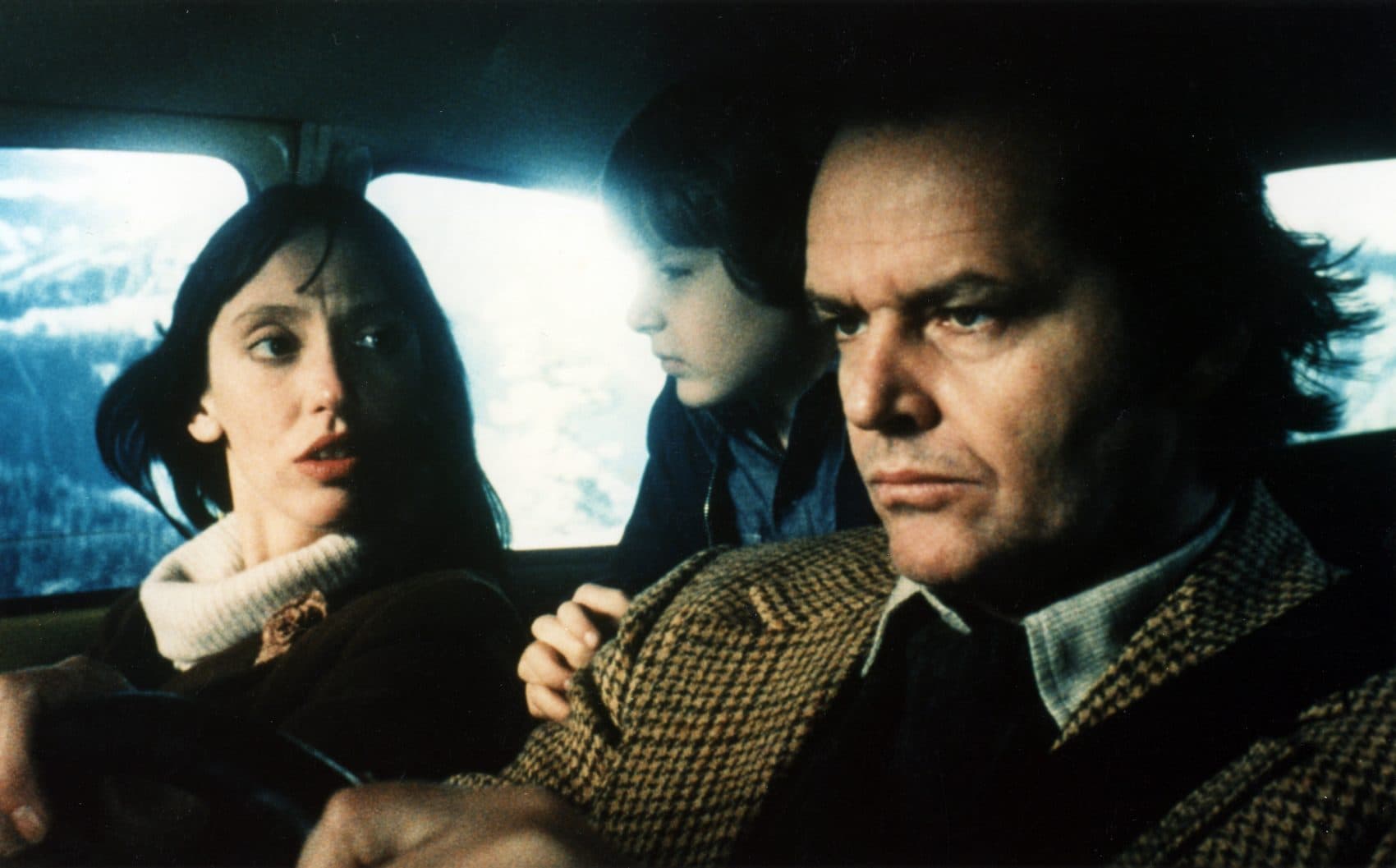 Shelley Duvall, Danny Lloyd and Jack Nicholson in &quot;The Shining.&quot; (Courtesy Coolidge Corner Theatre)